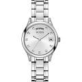 Guess Guess Dress Steel GW0385L1  GW0385L1 кварцевые женские часы  серебристый циферблат, браслет нержавеющая сталь — вид спереди