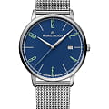 Maurice Lacroix Maurice Lacroix Eliros Date EL1118-SS00E-420-C  EL1118-SS00E-420-C кварцевые мужские часы  синий циферблат, браслет нержавеющая сталь — вид спереди