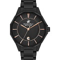 Beverly Hills Polo Club Beverly Hills Polo Club BP3375X.650  BP3375X.650 кварцевые мужские часы  черный циферблат, браслет нержавеющая сталь с ip-покрытием — вид спереди