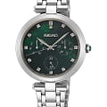 Seiko Seiko Conceptual Series Dress SKY063P1  SKY063P1 кварцевые женские часы  зеленый циферблат, браслет нержавеющая сталь — вид спереди