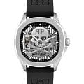 Philipp Plein Philipp Plein The Skeleton PWRAA1023  PWRAA1023 механические мужские часы   циферблат, браслет силикон — вид спереди