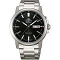 Orient Orient EM7J003B (FEM7J003B)  FEM7J003B механические мужские часы   циферблат, браслет нержавеющая сталь — вид спереди