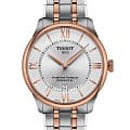 Tissot Tissot Chemin des Tourelles Powermatic 80 T139.807.22.038.00 Chemin des Tourelles T1398072203800 механические мужские часы  серебристый циферблат, браслет нержавеющая сталь с pvd-покрытием — вид спереди