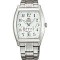Orient Orient FPAC003W (FFPAC003W)  FFPAC003W механические мужские часы  белый циферблат, браслет  — вид спереди