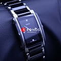 Rado Rado Integral Diamonds R20613712 кварцевые женские часы часы, крупный план черный циферблат