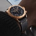 Breitling Breitling Super Avi B04 Chronograph GMT 46 P-51 Mustang RB04451A1B1X1 мужские часы антрацитовый циферблат на запястье