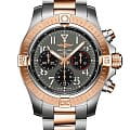 Breitling Breitling Avenger B01 Chronograph 45 UB01821A1B1U1  UB01821A1B1U1 механические мужские часы  антрацитовый циферблат, браслет нержавеющая сталь + золото 18к — вид спереди