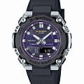 Casio Casio G-Shock GST-B600A-1A6DR GST G-Steel GST-B600A-1A6 электронные мужские часы  черный циферблат, браслет пластик — вид спереди