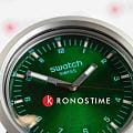 Swatch Swatch Big Bold Irony Standard SB07S101 мужские часы зеленый циферблат на запястье
