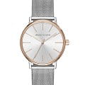 Armani Exchange Armani Exchange Drexler  AX5537  AX5537 кварцевые женские часы  серебристый циферблат, браслет нержавеющая сталь — вид спереди