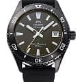 Orient Orient Diving Sport Automatic RA-AC0Q10N  RA-AC0Q10N механические мужские часы  черный циферблат, браслет силикон — вид спереди