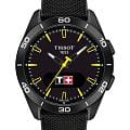 Tissot Tissot T-Touch Connect Sport Jungfraubahn Т153.420.47.051.06 T Touch Т1534204705106 кварцевые мужские часы черный циферблат, браслет тканевый — вид спереди