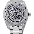 Orient Orient RE-AV0A02S00B  RE-AV0A02S00B механические мужские часы  серебристый циферблат, браслет нержавеющая сталь — вид спереди