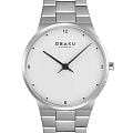 Obaku Obaku Serviet V305LXCWSC  V305LXCWSC кварцевые женские часы  белый циферблат, браслет нержавеющая сталь — вид спереди