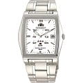 Orient Orient PMAA004W (FPMAA004W)  FPMAA004W механические мужские часы  белый циферблат, браслет  — вид спереди