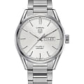 TAG Heuer TAG Heuer Carrera WAR201B.BA0723  WAR201B.BA0723 механические мужские часы  белый циферблат, браслет нержавеющая сталь — вид спереди