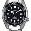 Seiko Seiko Prospex SPB077J1  SPB077J1 механические мужские часы  черный циферблат, браслет нержавеющая сталь — вид спереди
