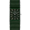 Jacques Lemans Jacques Lemans High Tech Ceramic 1-1939G  1-1939G кварцевые мужские часы  зеленый циферблат, браслет сталь + pvd + керамика — вид спереди