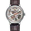 Rado Rado Centrix Automatic Open Heart R30179105 Automatic R30179105 механические мужские часы  черный циферблат, браслет кожаный — вид спереди