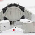 Casio Casio Edifice ECB-2000D-1ADF (ECB-2000D-1A) ECB — задняя крышка металл сталь карбон корпуса японские часы
