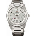 Orient Orient FP01002S (FFP01002S)  FFP01002S механические мужские часы  серый циферблат, браслет  — вид спереди