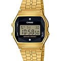 Casio Casio Vintage A159WGED-1DF  A159WGED-1DF кварцевые мужские часы   циферблат, браслет нержавеющая сталь — вид спереди