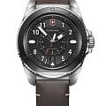 Victorinox Victorinox Journey 1884 241976.1  241976.1 кварцевые мужские часы  черный циферблат, браслет кожаный — вид спереди