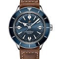 Breitling Breitling Superocean Heritage '57 A10370161C1X1  A10370161C1X1 механические мужские часы  синий циферблат, браслет кожаный — вид спереди