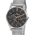Jacques Lemans Jacques Lemans Classic 1-1951H  1-1951H кварцевые мужские часы  серый циферблат, браслет нержавеющая сталь — вид спереди