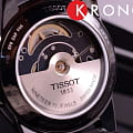 Tissot Tissot Gentleman Swissmatic T098.407.36.052.00 механические мужские часы часы, крупный план черный циферблат