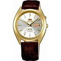 Orient Orient EM0401XC (FEM0401XC)  FEM0401XC механические мужские часы  шампань циферблат, браслет кожа + текстиль — вид спереди