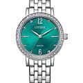Citizen Citizen Elegance EL3100-55Z  EL3100-55Z кварцевые женские часы  бирюзовый циферблат, браслет нержавеющая сталь — вид спереди