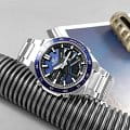 Casio Casio Edifice EFV-C110D-2AVDF (EFV-C110D-2A) кварцевые мужские часы часы, крупный план синий циферблат