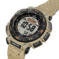 Casio Casio Pro Trek PRG-340SC-5DR (PRG-340SC-5) электронные мужские часы часы крупный план  циферблата