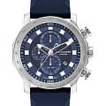 Lee Cooper Lee Cooper LC07631.399  LC07631.399 кварцевые мужские часы  синий циферблат, браслет каучук — вид спереди