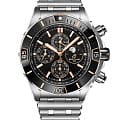 Breitling Breitling Super Chronomat 44 Four-Year Calendar I19320251B1A1  I19320251B1A1 механические мужские часы  черный циферблат, браслет нержавеющая сталь — вид спереди