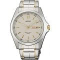 Orient Orient UG1H003C (FUG1H003C)  FUG1H003C  мужские часы  белый циферблат, браслет  — вид спереди