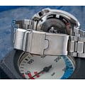 Seiko Seiko Prospex SLA049J1 механические мужские часы часы, крупный план синий циферблат