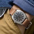Hamilton Hamilton Khaki Aviation Pilot Pioneer Mechanical H76419531 механические мужские часы часы, крупный план черный циферблат