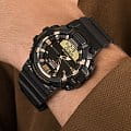 Casio Casio Collection HDC-700-9AVDF (HDC-700-9A) illuminator японские мужские часы на браслете пластик боковой вид