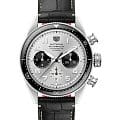 TAG Heuer TAG Heuer Autavia CBE511B.FC8279  CBE511B.FC8279 механические мужские часы  серебристый циферблат, браслет кожаный — вид спереди