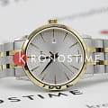 Tissot Tissot Classic Dream T129.410.22.031.00 кварцевые мужские часы часы, крупный план серебристый циферблат