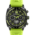 Plein Sport Plein Sport Wildcat PSGBA0923  PSGBA0923 кварцевые мужские часы  черный циферблат, браслет силикон — вид спереди