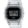 Casio Casio G-Shock DW-5600SKE-7 DW-5600 DW-5600SKE-7ER электронные мужские часы  черный циферблат, браслет пластик — вид спереди