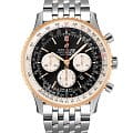Breitling Breitling Navitimer B01 Chronograph 46 UB0127211B1A1  UB0127211B1A1 механические мужские часы   циферблат, браслет нержавеющая сталь — вид спереди