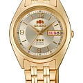Orient Orient AB0000CC (FAB0000CC)  FAB0000CC механические мужские часы  шампань циферблат, браслет  — вид спереди