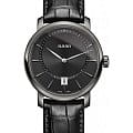 Rado Rado Coupole R14135156  R14135156 кварцевые мужские часы  черный циферблат, браслет кожаный — вид спереди