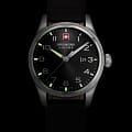 Swiss Military Hanowa Swiss Military Hanowa Thunderbolt SMWGB0000804 кварцевые мужские часы часы, крупный план черный циферблат