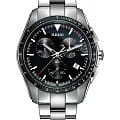 Rado Rado Hyperchrome Chronograph R32259153  R32259153 кварцевые мужские часы  черный циферблат, браслет нержавеющая сталь — вид спереди