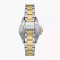 Fossil Fossil Blue Dive ES5349  американские женские часы на браслете нержавеющая сталь с ip-покрытием боковой вид